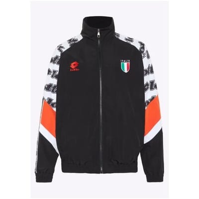 Lotto heren trainingsjack sportjack loose fit 1325017 zwart