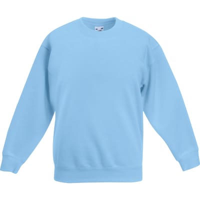Fruit Of The Loom Kinder Unisex Set Lange Mouwen (2 stuks) (Hemel Blauw)