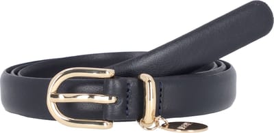 JOOP! Leren Riem 2,0 CM Women's Belt With Pendant W70 D`Blue Donkerblauw
