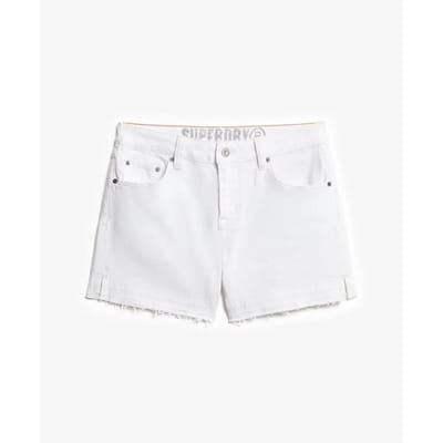 Korte effiloché met een middelhoge taille voor dames Superdry