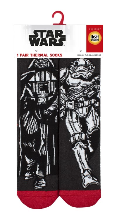 Heat Holders Lite - Nieuwigheid Star Wars-sokken voor heren - Darth & Stormtrooper