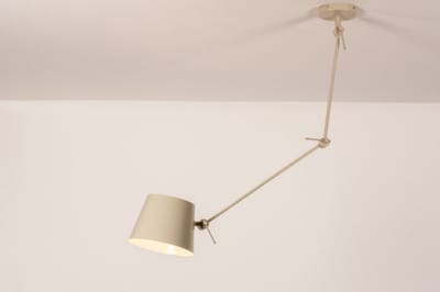 Lumidora Hanglamp 74556 - CANNES - E27 - Beige - Zand - Metaal