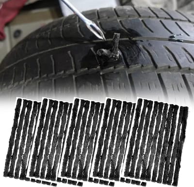 JHUBERS- Bandenreparatieset 50 Stuks - Tubeless Bandenreparatie - Bandenreparatieplug - Banden Reparatie - Eenvoudig te Gebruiken - Voor Auto/Motor