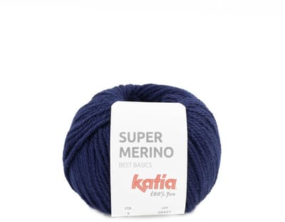 Katia Super Merino - 05 donkerblauw - Wol/Acryl Garen