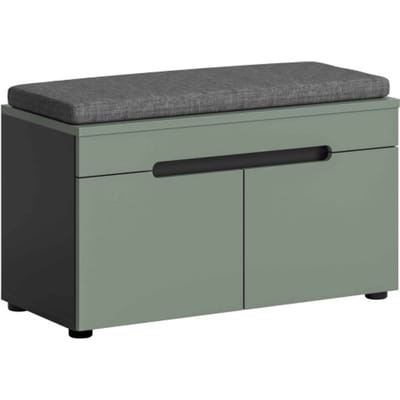 Canu bank incl. zitkussen Smoke Green NB Basalt grey NB - 37x80x45cm