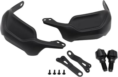Stuur Handbeschermers - Motor Windscherm - Rijcomfort Verbeteren - Duurzaam ABS Materiaal - 1 Set - Zwart