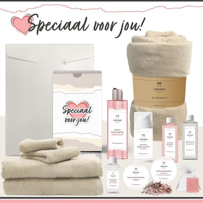 Geschenkset “Speciaal Voor Jou!” - 13 producten - 2000 gram | Triomf Original - Giftset voor haar Cadeau Valentijnsdag Luxe wellness cadeaubox Vrouw Ik hou van jou Cadeaupakket Kerst Geschenk Moeder Verjaardag Gift Set Valentijn Vriendin Crème