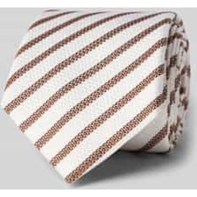 Stropdas van zijde in all-over look (8 cm)