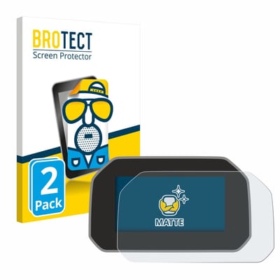 BROTECT - Screenprotector voor BMW R 1250 GS Adventure Connectivity TFT 6.5" - Folie Beschermfolie matte 2 Stuks