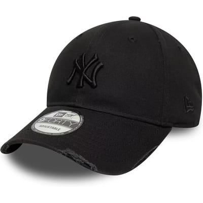 New Era New York Yankees MLB Washed Distressed Black 9FORTY Pet