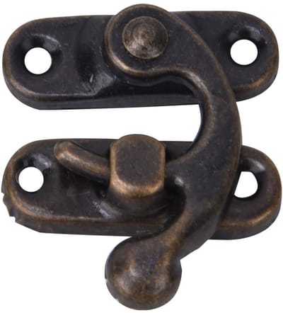 NTH products- Klink Antiek Design - Hasp Haak - Toggle Sluiting - Metalen Klinken - 30 Stuks - 32mm x 28mm - Geschikt voor Kisten