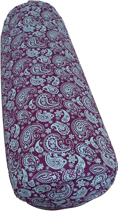 Groot Yoga Bolster Kussen 65x22 cm voor Yin Yoga, Meditatie en Pilates - Boekweitvulling
