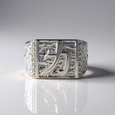 Cavill - Stijlvolle 925 Sterling Zilver Ring met 14 Cambodjaanse Zirkonen 0.227 ct - Robuust Rond Slijpsel - Elegante Zilveren Ring - 20x20 mm