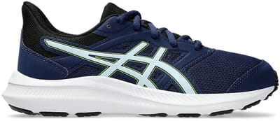 ASICS Jolt 4 GS - Hardloopschoenen - 32.5 - Blue Expanse/Cool Grey / Blauw Grijs - Kids - Running
