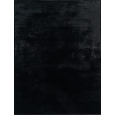 Zacht kleed Solina zwart 120x160 cm
