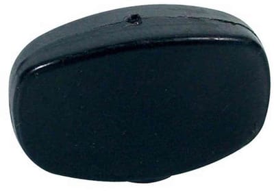 Boston BUT-08 Mechaniekknoppen Zwart 21 x 13 mm Push-On, 12 Stuks
