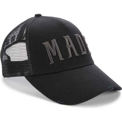 Milliner Made Trucker Cap - Black
