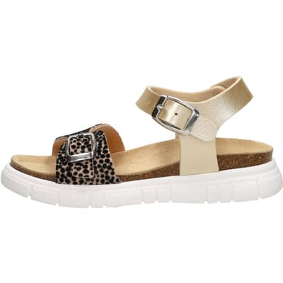 KEQ Meiden Sandalen Meiden Sandalen - Goudkleur - Maat 25