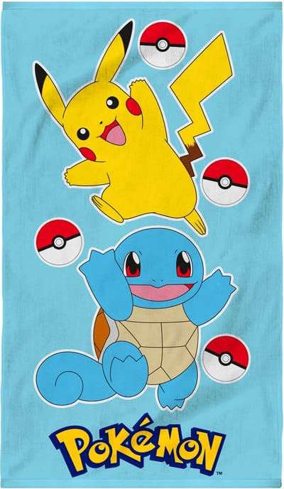 Pokémon Strandlaken, Port - 70 x 120 cm - Katoen