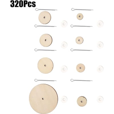Ensemble d'articulations en bois pour ours en peluche fait maison rotatif DIY matériel de scrapbooking artisanat beige