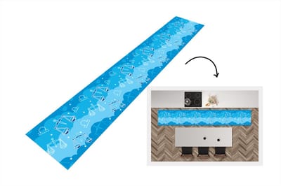 Keukenloper - Loper keuken - Weegschaal - Patroon - Zodiac - 300x50 cm - Keukenloper vinyl