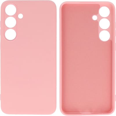 Fashion Backcover Telefoonhoesje - Color Hoesje - Geschikt voor de Samsung Galaxy S24 - S25 - Roze