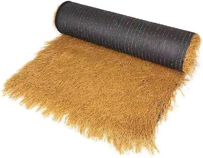 Kunstmatige rieten dak - Synthetisch stro - Decoratie buiten - Waterdicht PE materiaal - 1x6M - Natuurlijk