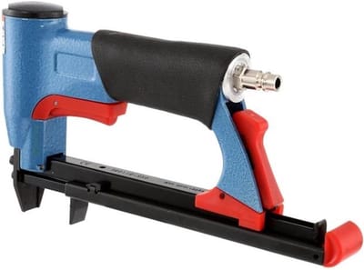 Pneumatische Tackers - Lucht Tacker Spijkerpistool - Meubels Maken - Verstelbare Hamerfunctie - 4-16mm - Blauw