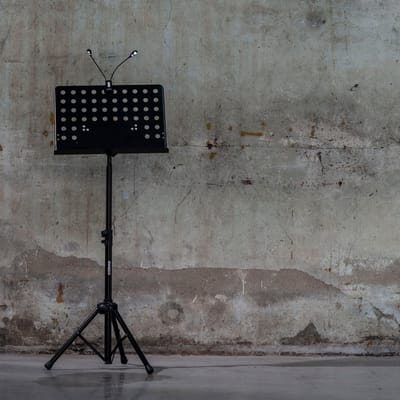 Muziekstandaard - Innox ISA 01 MKII - Geperforeerd blad - Zwart