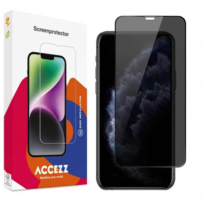 Accezz Screen Protector - Geschikt voor Apple iPhone Xs / X / 11 Pro - Gehard Glas Privacy Screenprotector