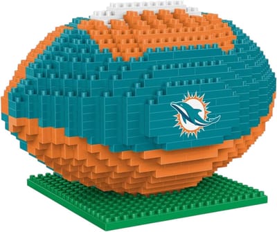 Voetbal Puzzel - 3D Bouwpuzzel - Team Logo Bouwen - Officieel Gelicentieerd - 5 x 3 x 3 inch - Blauw