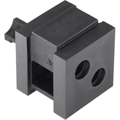 HellermannTyton VP-S_/6-7_Ins-dbl-PL-BK (20) Dubbele doorvoertule Halogeenvrij Kunststof Zwart 20 stuk(s)