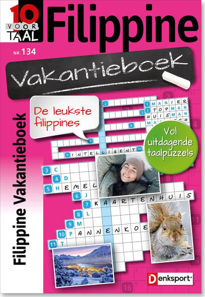 Denksport Puzzelboek 10 voor Taal - Filippine vakantieboek, editie 134