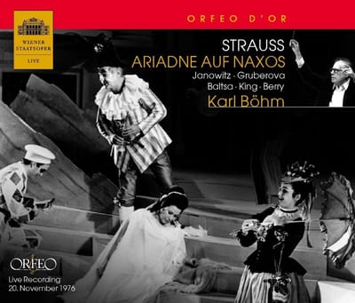 Gundula Janowitz, Edita Gruberova, Agnes Baltsa, James King, Walter Berry, Karl Böhm - Strauss: Ariadne Auf Naxos (2 CD)