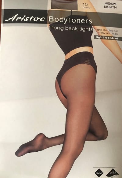 Aristoc Panty - Shaping - Corrigerende Panty - Panty - Buik - Billen - Thong Back - 15 Den. - Medium - Illusion