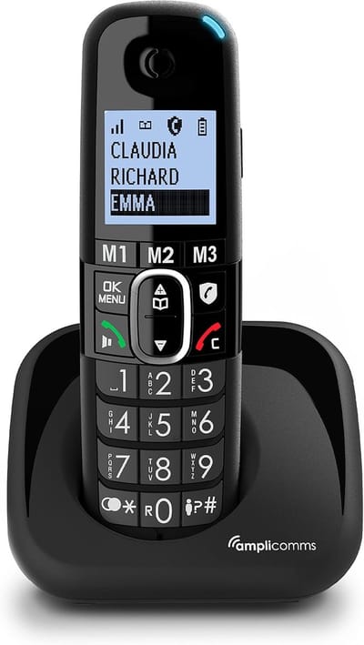 Draadloze DECT Telefoon - Seniorentelefoon Huistelefoon - Versterkt Bellen - Extra Luide Ringtones - Niet van toepassing - Wit