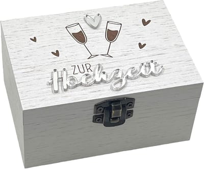Houten Muziekdoos - Geschenkverpakking Geld - Bijzondere Cadeaus - Met Melodie - 10 x 7 x 5 cm