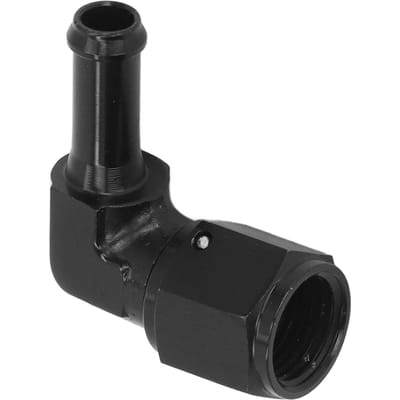 6AN 90 Graden Universele Aluminiumlegering Olie Vrouwelijk naar 516 Barb Fitting Adapter Brandstof Water Vloeistof Lucht