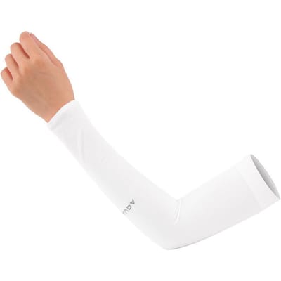 1 Paar Outdoor Sport Armmouwen UV Zonbescherming Ademende Armwarmers Cover UPF50+ voor Buiten Fietsen Vissen 32x9.5cm