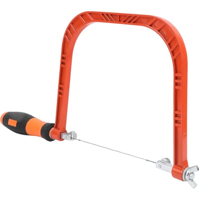 U-vormige Aluminiumlegering Verstelbare Junior IJzerzaag Houtbewerking Handzaag Gereedschapsaccessoire red