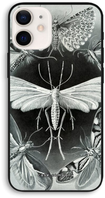 Case Company® - Hoesje geschikt voor iPhone 12 hoesje - Haeckel Tineida - Biologisch Afbreekbaar Telefoonhoesje - Bescherming alle Kanten en Schermrand