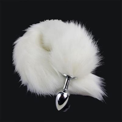 *** Fluffy Fox Tail Butt Plug - Sexspeeltjes - Vossen staartje - Slaapkamer Spannend - Partner Kinky - van Heble® ***