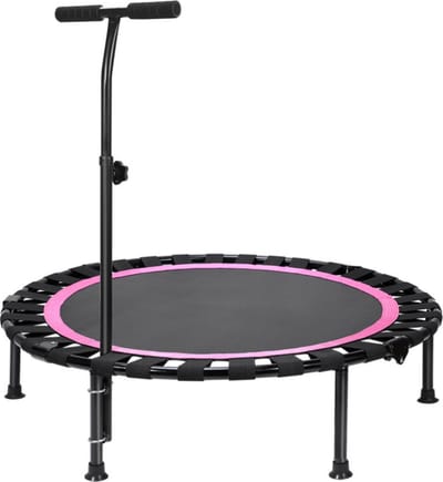 Livista® - Trampoline – Fitness en Springen – Ronde Trampoline voor Volwassenen en Kinderen – Diameter 100 cm – Max. 250 kg – Extra Stabiel