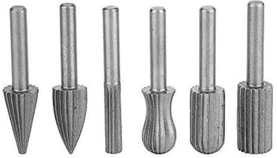 Carbide Rotary Burr Set - Metaalbewerking Bits - Metaal Graveren - Hoge Hardheid HRC70 - 6mm Schacht - Zilverkleurig