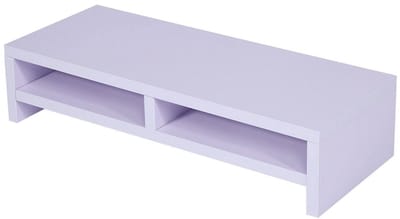 Dailygoods- Schermstandaard Ergonomisch - Monitor Verhoger - Multifunctionele Opslag - Toetsenbordorganisatie - Eenvoudige Montage - Milieuvriendelijk Spaanplaat - Monitorverhoger