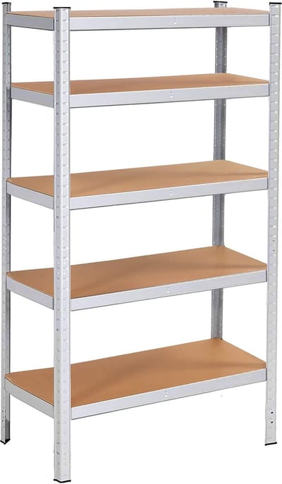 Springos Stellingkast - Opbergrek - 1000 kg Draagkracht - 180 x 100 x 60 cm -