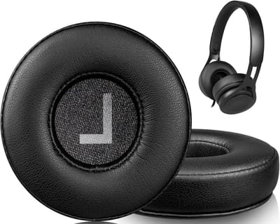 Professionele Oorkussens voor On-Ear Hoofdtelefoons, Zachte Kunstlederen Bekleding, Geluidsisolatie en Comfort - Zwart