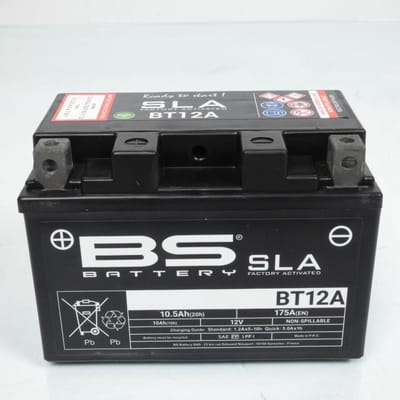SLA BS-accu voor Kymco 300 Grand Dink IE 4T LC Euro 4 2017-2021 YT12A / 12V 10,5Ah nieuw
