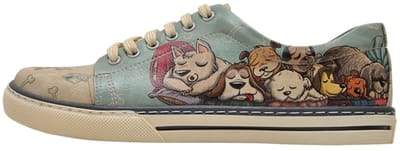 DOGO Dames Sneakers - Sleeping Dogs 38