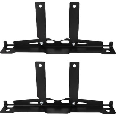 2 Set Wieluitlijningsgereedschap Plaat Heavy Duty Legering Staal Vooras Uitlijningsgereedschap voor Auto Zwart black
